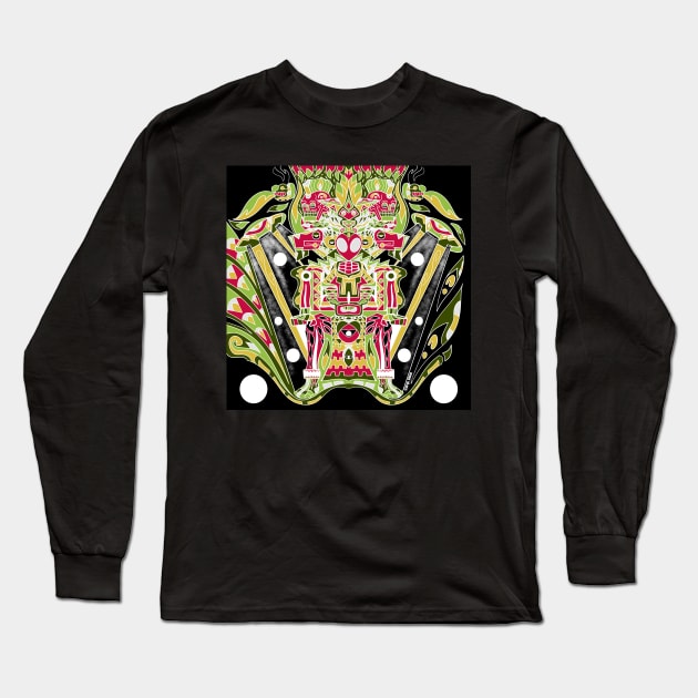 black hell extraterrestrial ecopop Long Sleeve T-Shirt by jorge_lebeau